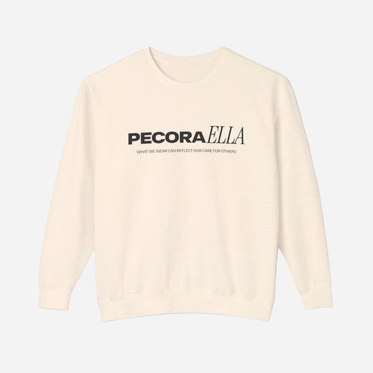 Pecoraella Crew Sweatshirt-Ivory